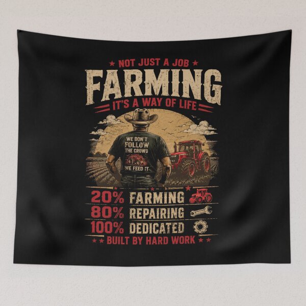 Item preview, 20 Farming 80 Repairing Funny Farmer Tractor Farm Life designed and sold by Souck12.