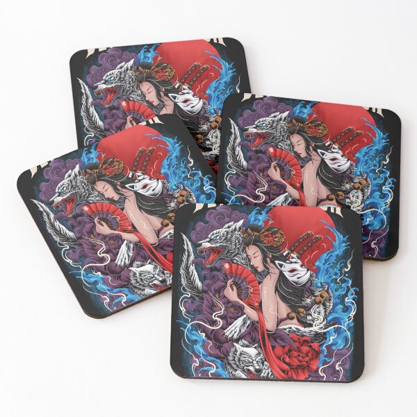 Item preview, Geisha x Wolf designed and sold by MythosBotany.