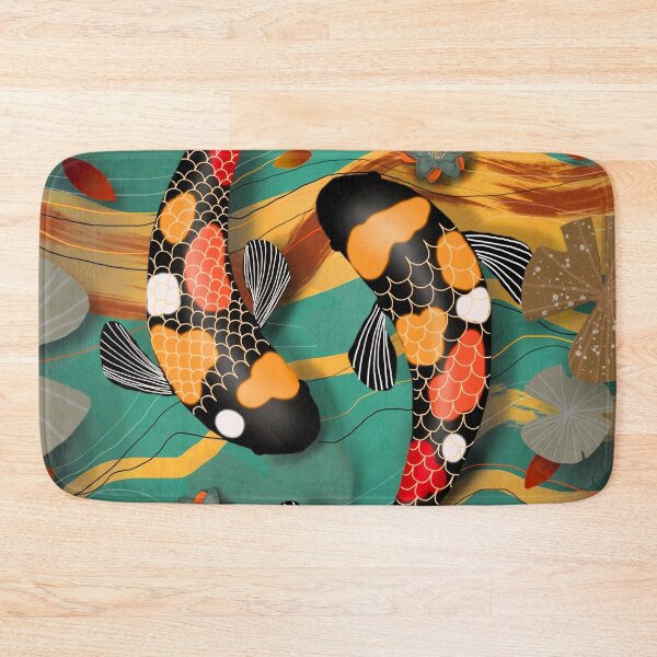 Item preview, Koi Watergarden Jade designed and sold by Karin Taylor.