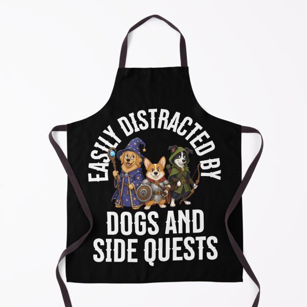 Item preview, Easily Distracted by Dogs and Side Quests designed and sold by Studio Bankai.