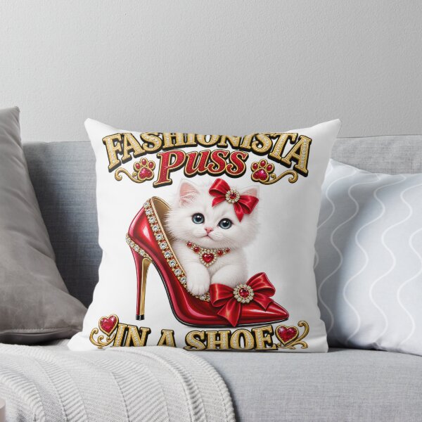 Item preview, Fashionista Puss In A Shoe designed and sold by LnsCreations.