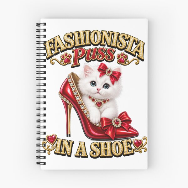 Item preview, Fashionista Puss In A Shoe designed and sold by LnsCreations.