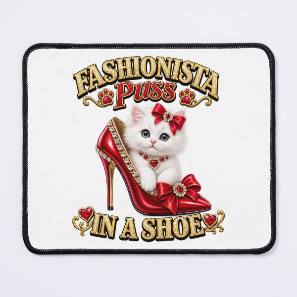 Item preview, Fashionista Puss In A Shoe designed and sold by LnsCreations.