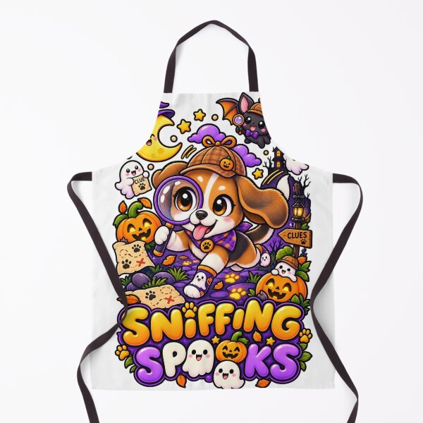 Item preview, Sniffing Spooks | Cute Beagle Halloween Detective Pumpkin Ghost designed and sold by KnrNazimTHRE4DS.