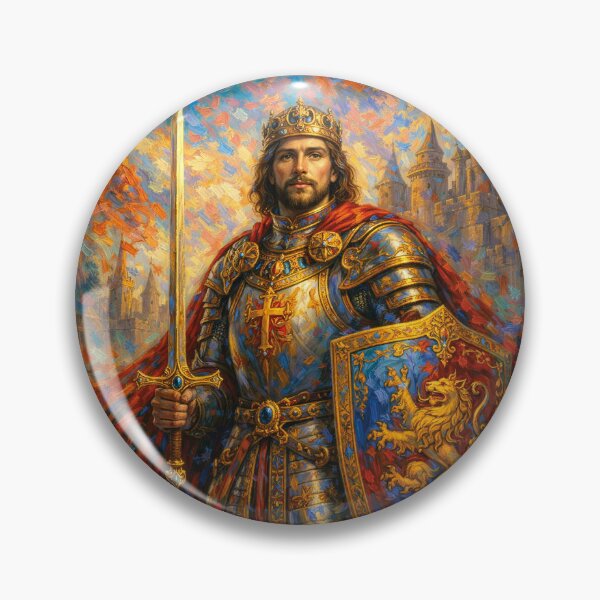 Item preview, Knight of the Kingdom – Medieval Painting designed and sold by GalleryKauffeld.
