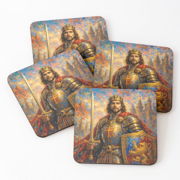 Item preview, Knight of the Kingdom – Medieval Painting designed and sold by GalleryKauffeld.