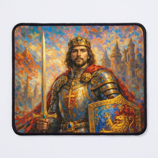 Item preview, Knight of the Kingdom – Medieval Painting designed and sold by GalleryKauffeld.