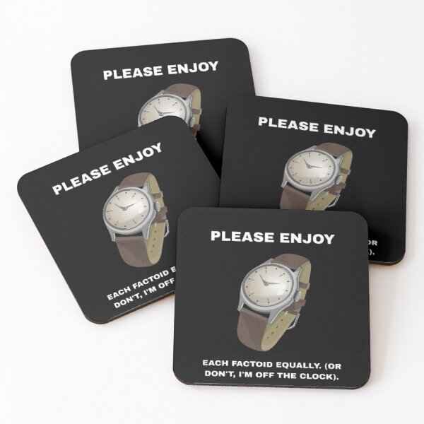 Item preview, Please Enjoy Each Factoid Equally Severance Minimalist Shirt designed and sold by Mircea786.