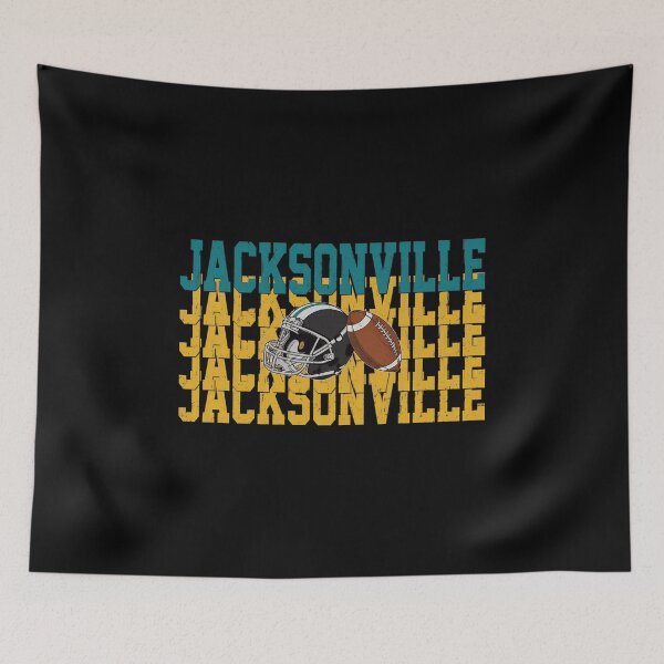 Item preview, Jacksonville Football Retro Fan  designed and sold by SonyaHarr80213.