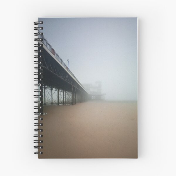 Item preview, Foggy Beach Pier at Low Tide designed and sold by hyidvei.