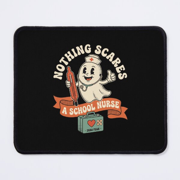 Item preview, Nothing Scares A School Nurse Funny Vintage Ghost Halloween designed and sold by AdyKurniawan.