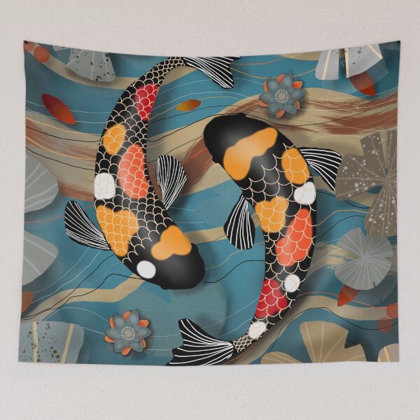 Item preview, Koi Watergarden designed and sold by Karin Taylor.