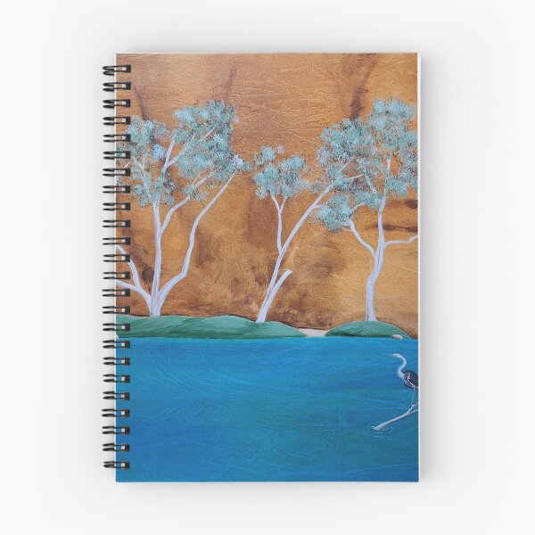 Item preview, Ormiston Gorge with Heron designed and sold by VictoriaAugust.