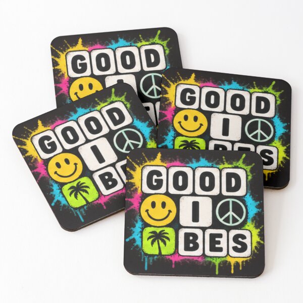 Item preview, Good Vibes – Positive Energy Typography T-Shirt designed and sold by VasiArtLab.
