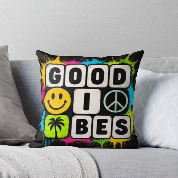 Item preview, Good Vibes – Positive Energy Typography T-Shirt designed and sold by VasiArtLab.