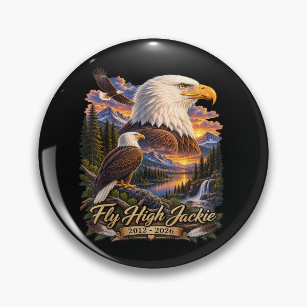 Item preview, Fly High Jackie, Jackie and Shadow Bald Eagle designed and sold by BancaJone.
