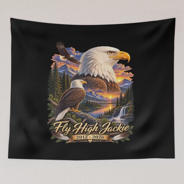 Item preview, Fly High Jackie, Jackie and Shadow Bald Eagle designed and sold by BancaJone.