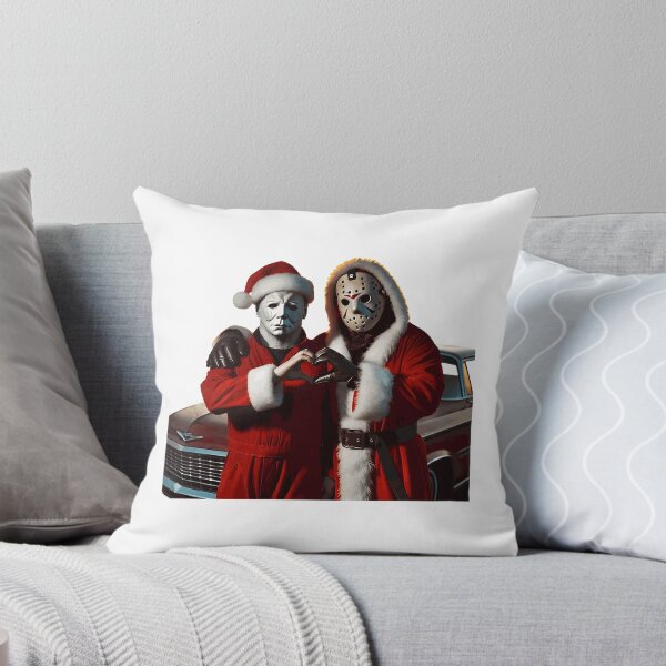 Item preview, Michael Myers & Jason Santa Horror Christmas Design designed and sold by yirwin095.