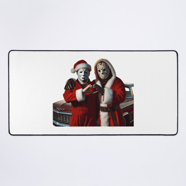 Item preview, Michael Myers & Jason Santa Horror Christmas Design designed and sold by yirwin095.