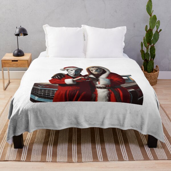 Item preview, Michael Myers & Jason Santa Horror Christmas Design designed and sold by yirwin095.