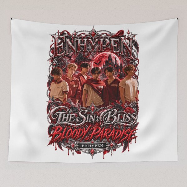 Item preview, ENHYPEN Bloody Paradise Red Outfit Group Visual designed and sold by Valeree Store.