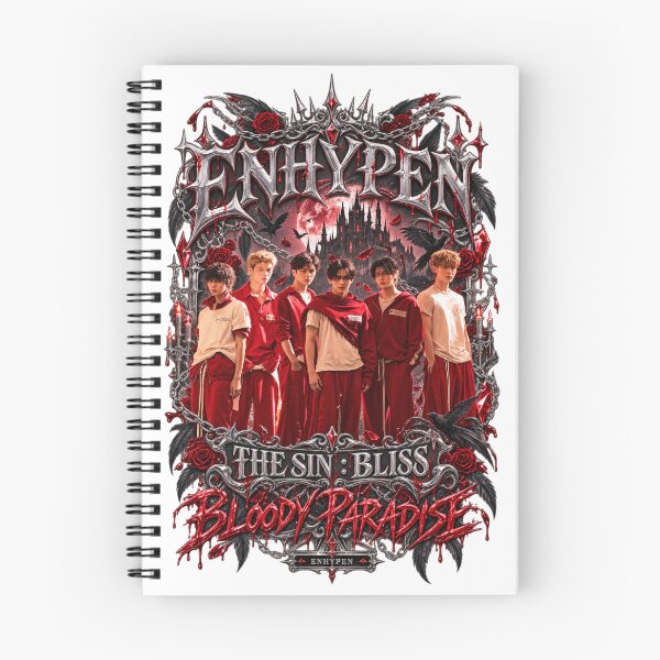 Artikelvorschau, ENHYPEN Bloody Paradise Offizielles Musikvideo Gruppenbild entworfen und verkauft von Valeree Store.