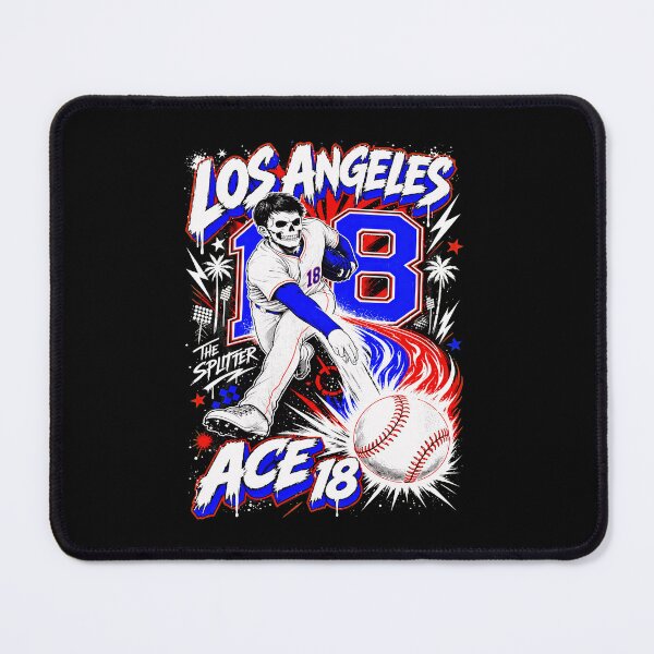 Item preview, LA Baseball Skeleton Pitcher Streetwear designed and sold by SonyaHarr80213.