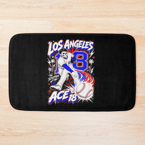 Item preview, LA Baseball Skeleton Pitcher Streetwear  designed and sold by SonyaHarr80213.
