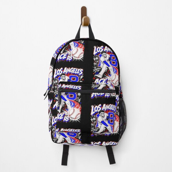 Item preview, LA Baseball Skeleton Pitcher Streetwear designed and sold by SonyaHarr80213.
