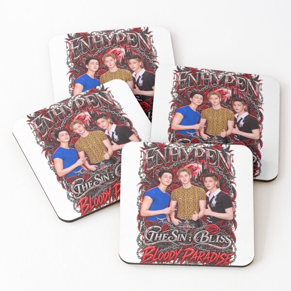 Item preview, ENHYPEN Bloody Paradise Vintage Athletic Group Collection designed and sold by Valeree Store.