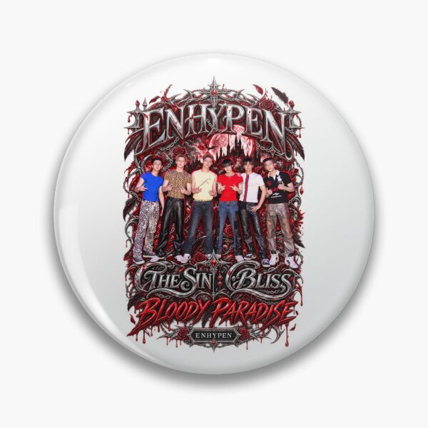 Item preview, ENHYPEN Bloody Paradise Courtyard Scene Group Lineup designed and sold by Valeree Store.