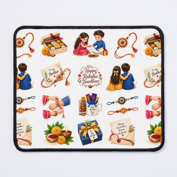 Item preview, Happy Raksha Bandhan Brother Sister Cute Indian Festival Aesthetic Sticker Sheet designed and sold by Rehnair.