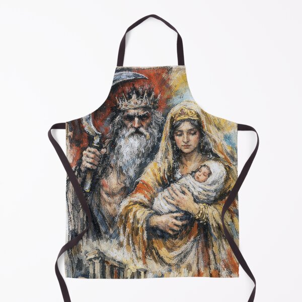 Item preview, Kronos and Rhea – Titans of Eternity Painting designed and sold by GalleryKauffeld.
