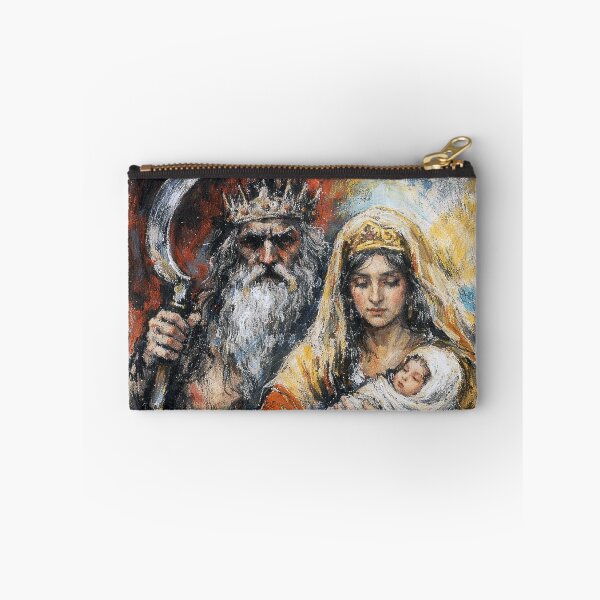 Item preview, Kronos and Rhea – Titans of Eternity Painting designed and sold by GalleryKauffeld.