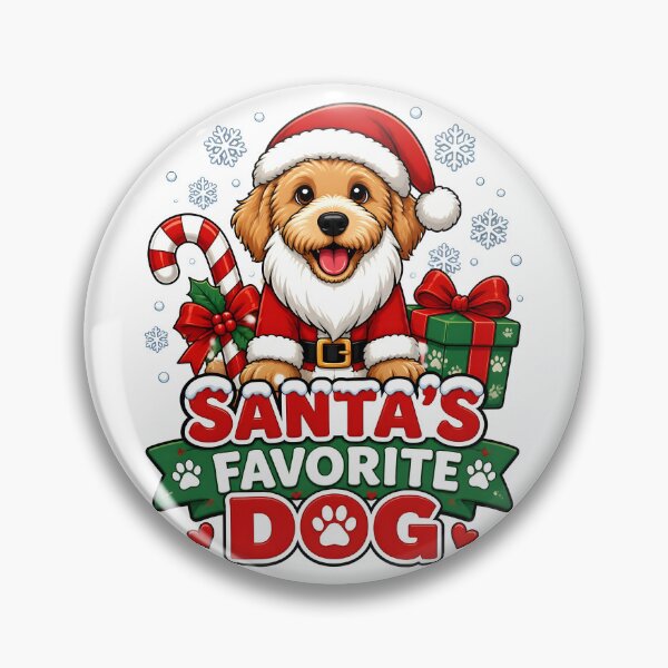 Item preview, Santa's Favorite Dog Cute Santa Puppy Christmas Design designed and sold by LiviuGligoros.