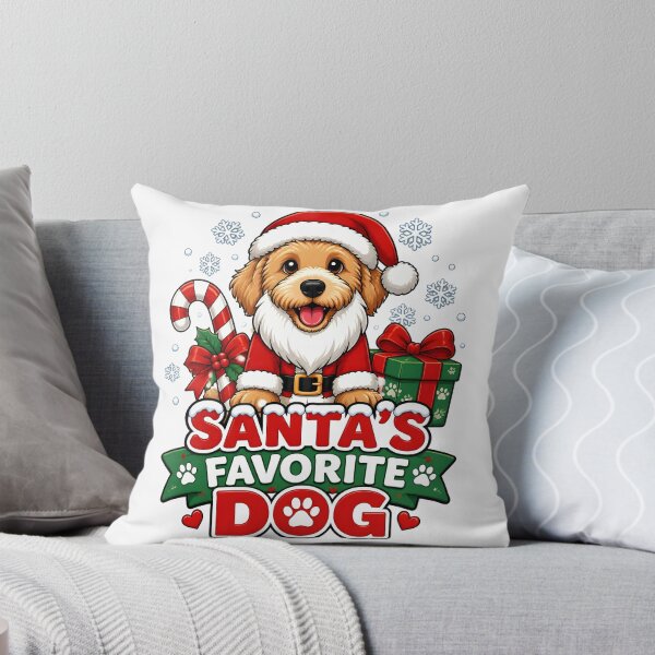 Item preview, Santa's Favorite Dog Cute Santa Puppy Christmas Design designed and sold by LiviuGligoros.