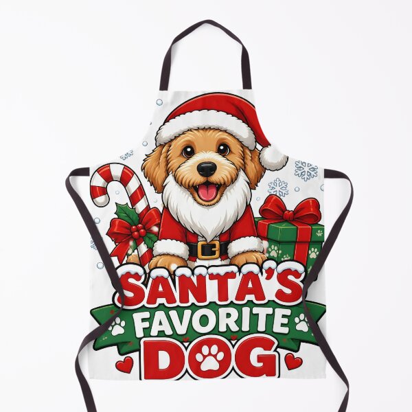 Item preview, Santa's Favorite Dog Cute Santa Puppy Christmas Design designed and sold by LiviuGligoros.