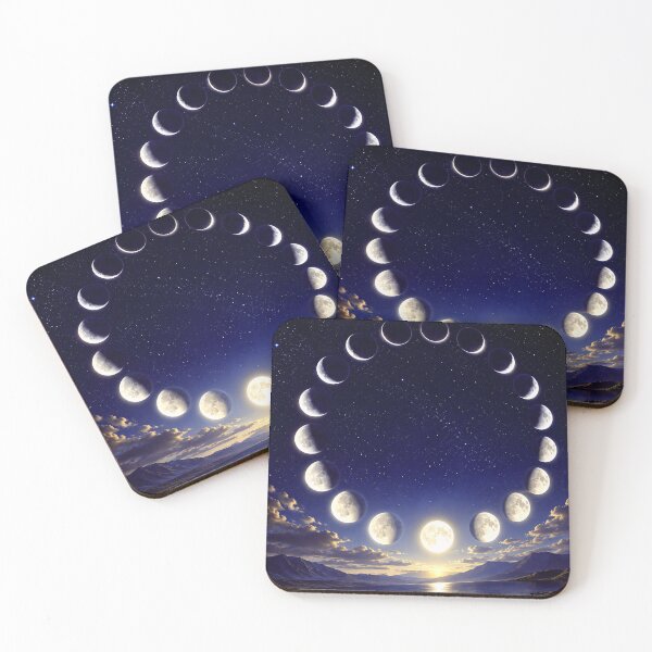 Item preview, Moon Phases  designed and sold by AwesomeDigiShop.