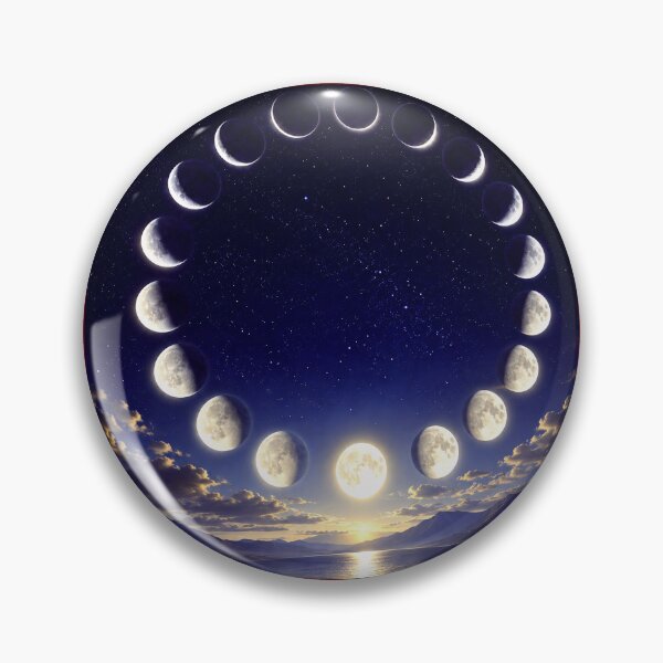 Item preview, Moon Phases  designed and sold by AwesomeDigiShop.