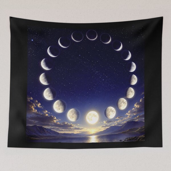 Item preview, Moon Phases  designed and sold by AwesomeDigiShop.