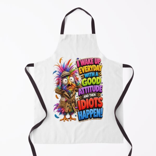 Item preview, Funny Bird Idiots Happen Sarcastic Quote designed and sold by Sovereign Supply Co..