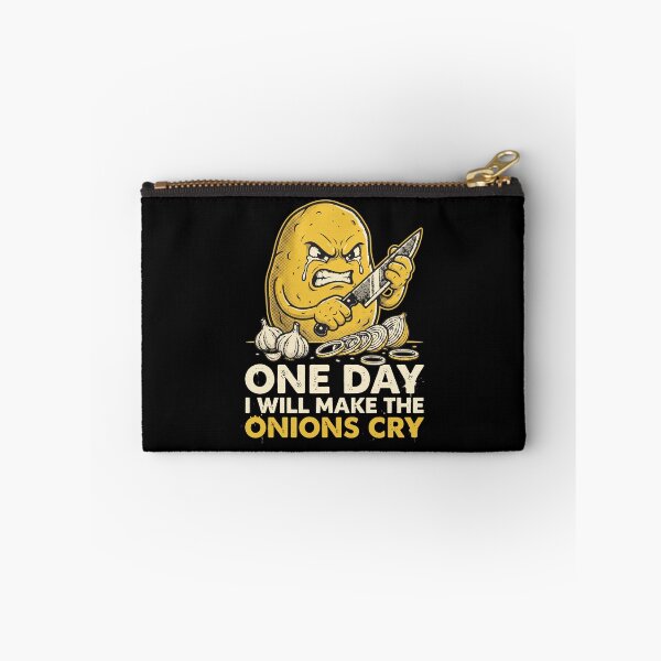 Item preview, One Day I Will Make The Onions Cry Funny Potato Chef Cooking Pun designed and sold by AdyKurniawan.
