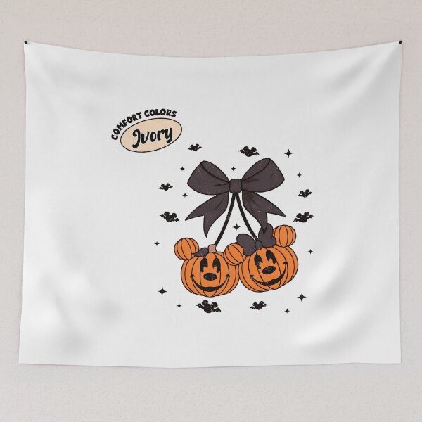Item preview, Mickey Pumpkin Bow Halloween Comfort Colors Design designed and sold by drigue.