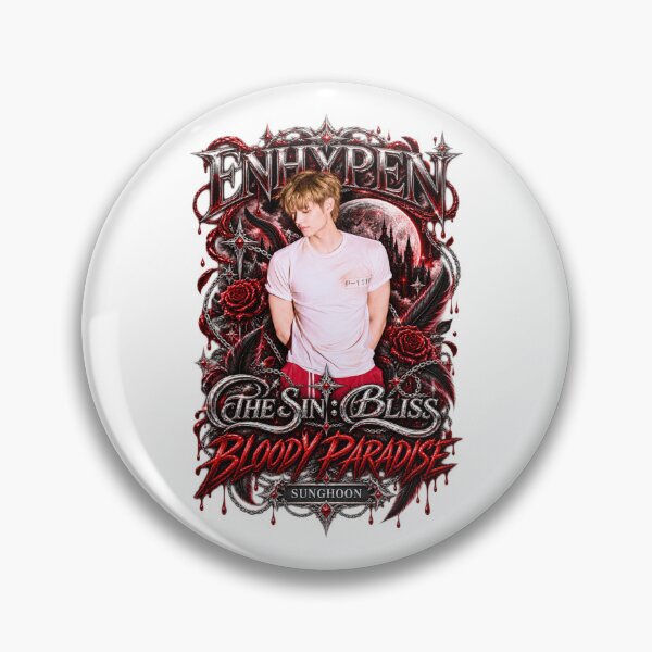Item preview, Sunghoon Bloody Paradise Retro Background Portrait designed and sold by Valeree Store.