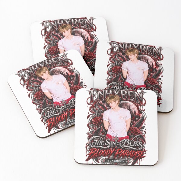 Item preview, Sunghoon Bloody Paradise Retro Background Portrait designed and sold by Valeree Store.