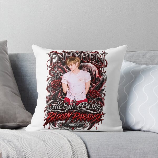Item preview, Sunghoon Bloody Paradise Retro Background Portrait designed and sold by Valeree Store.