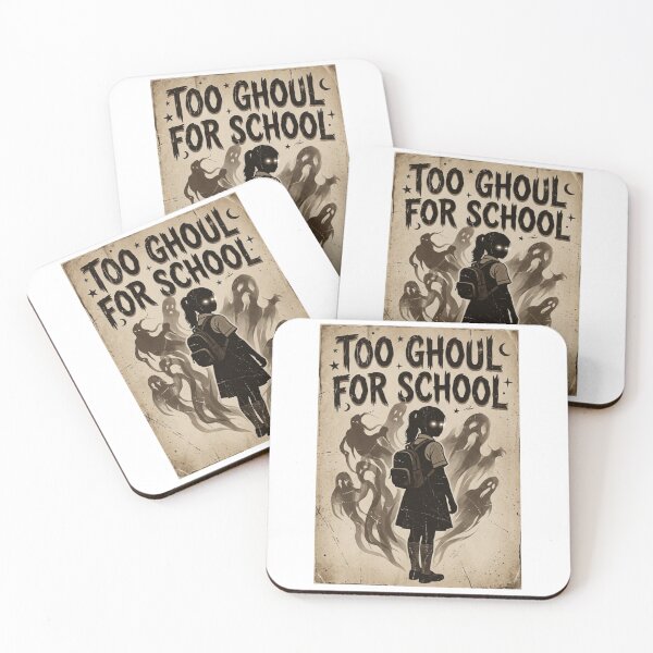 Item preview, Too Ghoul For School Vintage Horror Movie Poster Student T-Shirt designed and sold by KreatoLab.