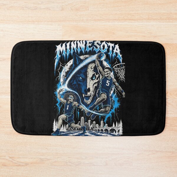 Item preview, Minnesota Wolf Skull Basketball Edgy Graphic designed and sold by RobertWil12795.
