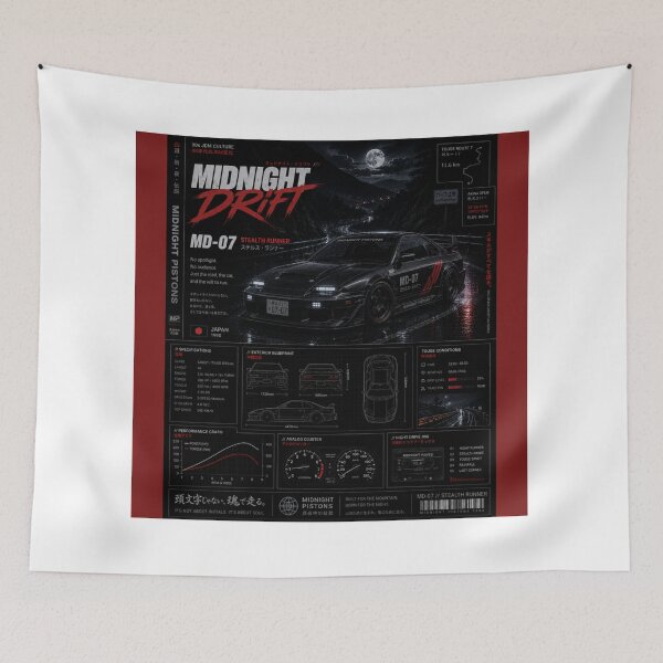 Item preview, Midnight Drift | Japanese Touge Aesthetic designed and sold by MidnightPistons.
