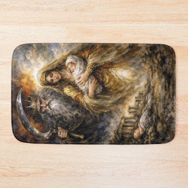 Item preview, Kronos and Rhea – Gods of the Ancient World Painting designed and sold by GalleryKauffeld.